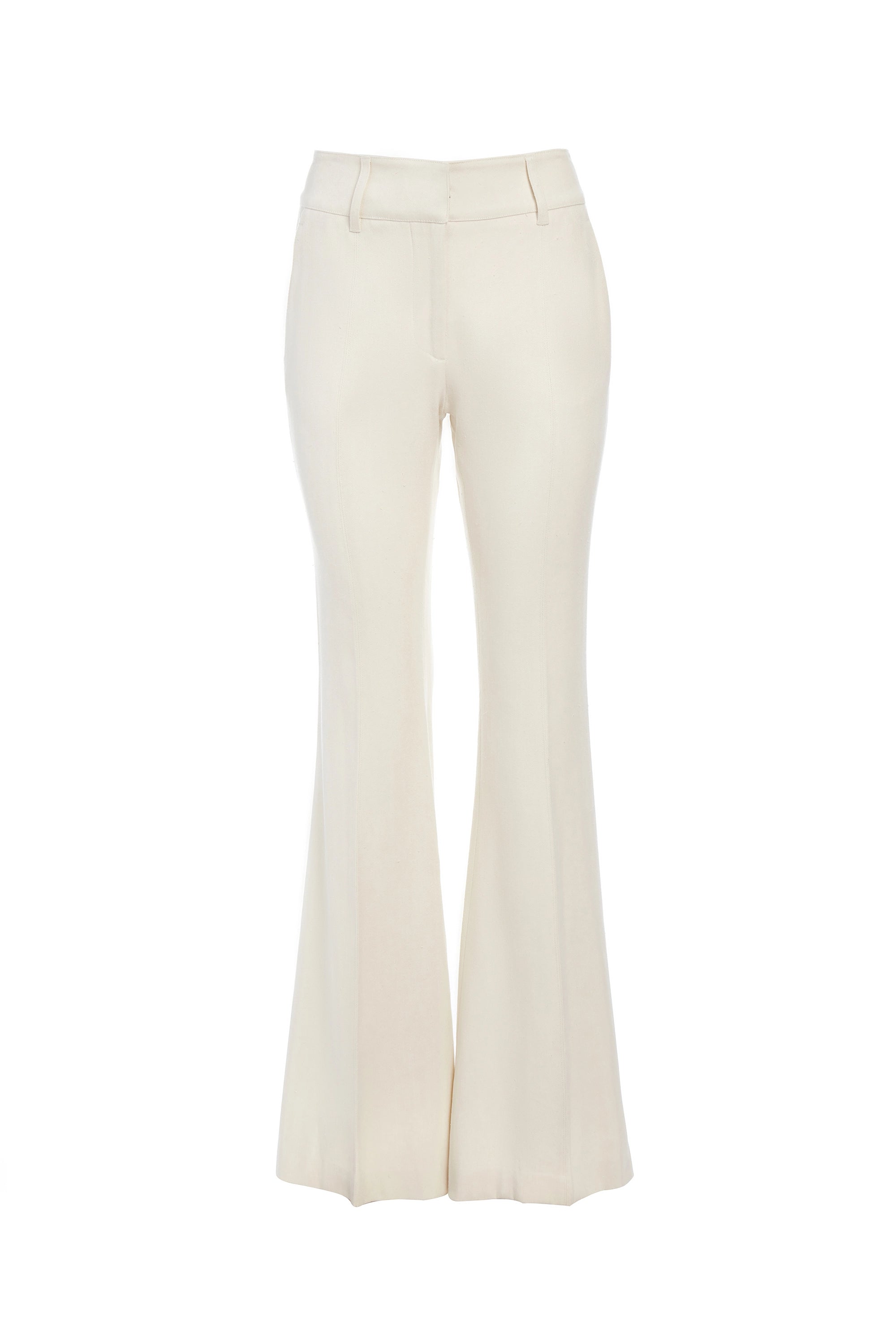 Women's Clothes For Outdoor Events Rhein Pant in Ivory Hemp Cotton